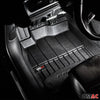 Fußmatten Gummimatten für Mercedes C-Klasse W206 2021-2024 Premium Schwarz  4x