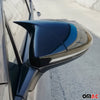 Spiegelkappen Spiegelabdeckung für VW Golf 2012-2019 ABS Schwarz Glanz 2tlg
