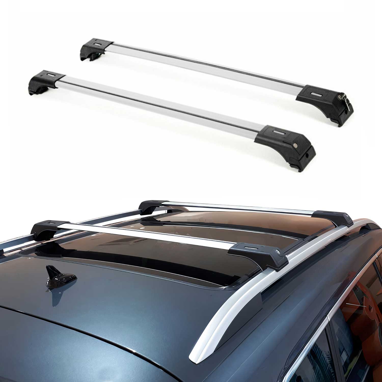 dachbox citroen c4 cactus Alu Dachträger Gepäkträger Grundträger für Citroen C4 Cactus 2014-2020 –  OMAC DE