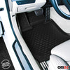 OMAC Gummimatten Fußmatten für Jeep Wrangler Rubicon 2017-2024 TPE Schwarz 4x