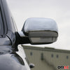 Spiegelkappen Spiegelabdeckung für VW Touareg 2002-2010 Edelstahl Silber 2tlg