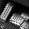 OMAC Gummimatten Fußmatten für Mercedes C Klasse W205 2014-2021 TPE Schwarz 4x