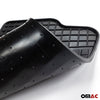 OMAC Gummi Fußmatten für Opel Agila B 2008-2015 Automatten Gummi TPE Schwarz 4x