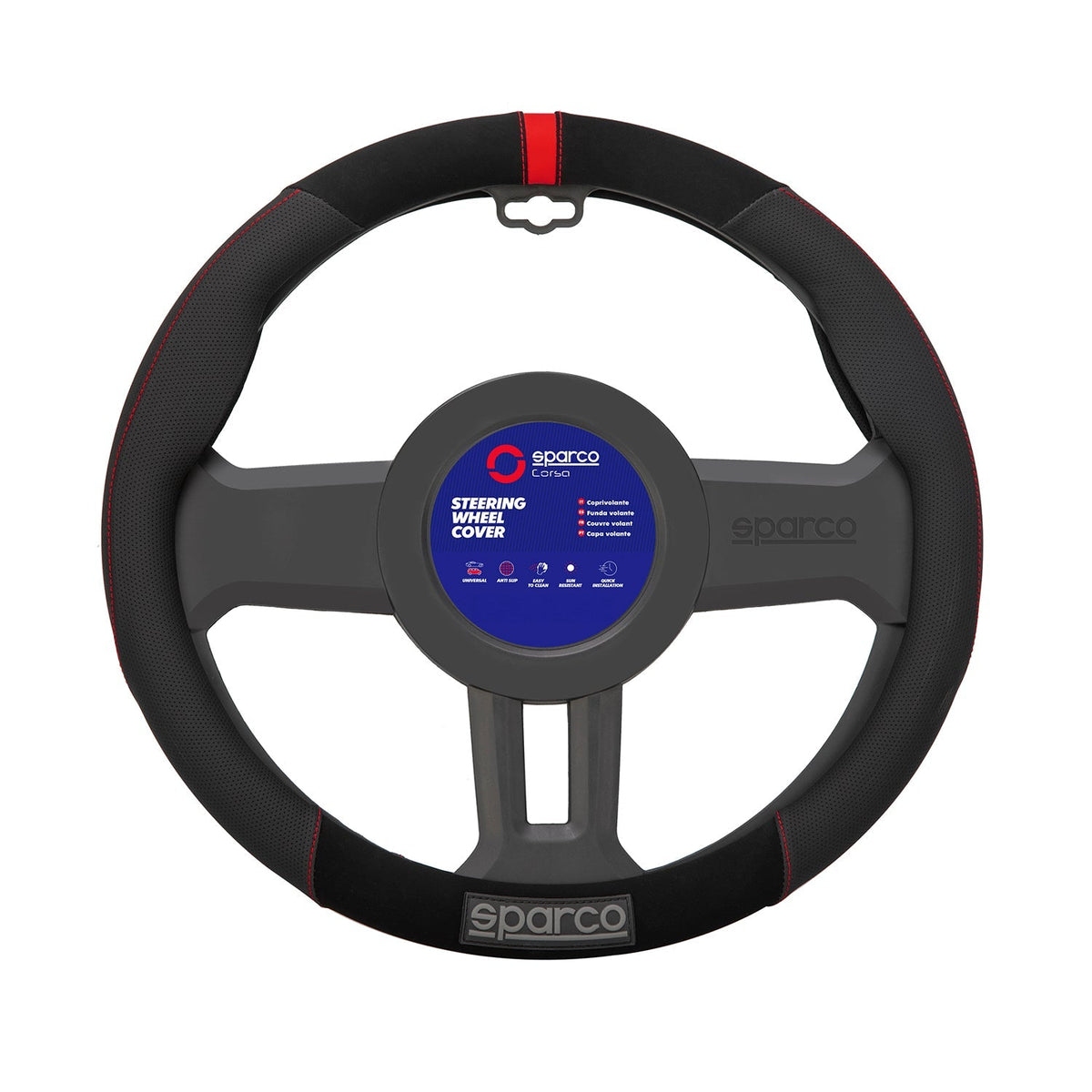 Produktbild von Lotbun Auto Lenkradbezug Universal 32–42cm, Weiches Rutschfestes