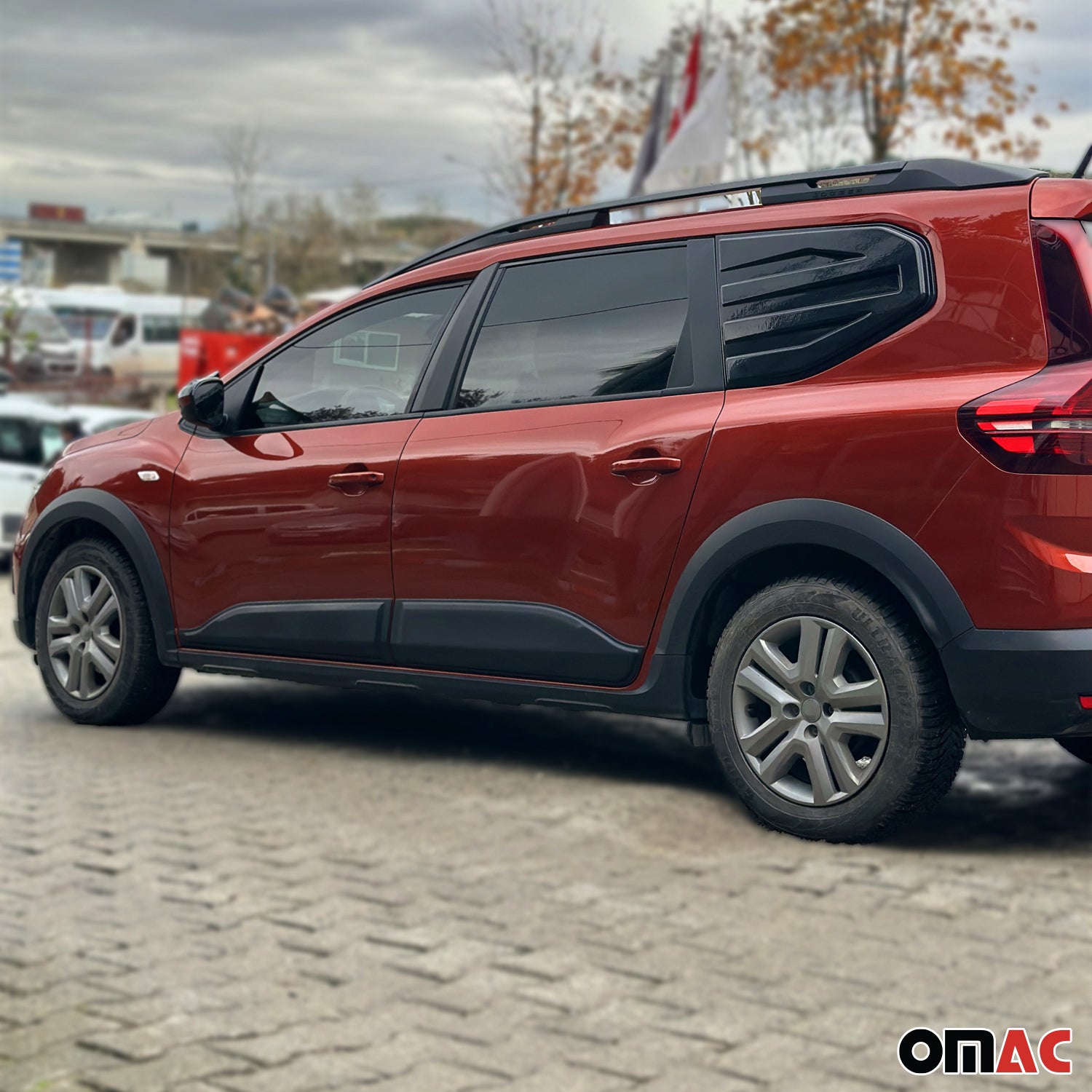 Türschutzleisten Seitenschutz für Dacia Jogger 2022-2026 ABS Schwarz 4tlg
