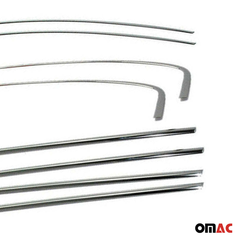 Fensterleisten Zierleisten für Fiat Tipo 2016-2025 Edelstahl Chrom 8tlg