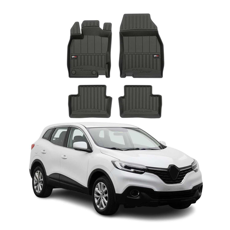 OMAC Gummi Fußmatten für Renault Kadjar 2015-2025 Premium TPE Automatten 4tlg