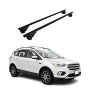 Dachträger Grundträger für Ford Kuga II 2012-2019 Stahl Schwarz 2tlg