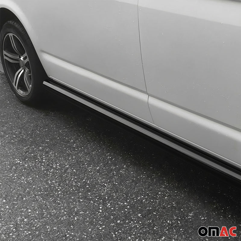 Stahl Trittbretter Schwellerrohre für VW T6 T6.1 Transporter 2015-2024 Kurzer