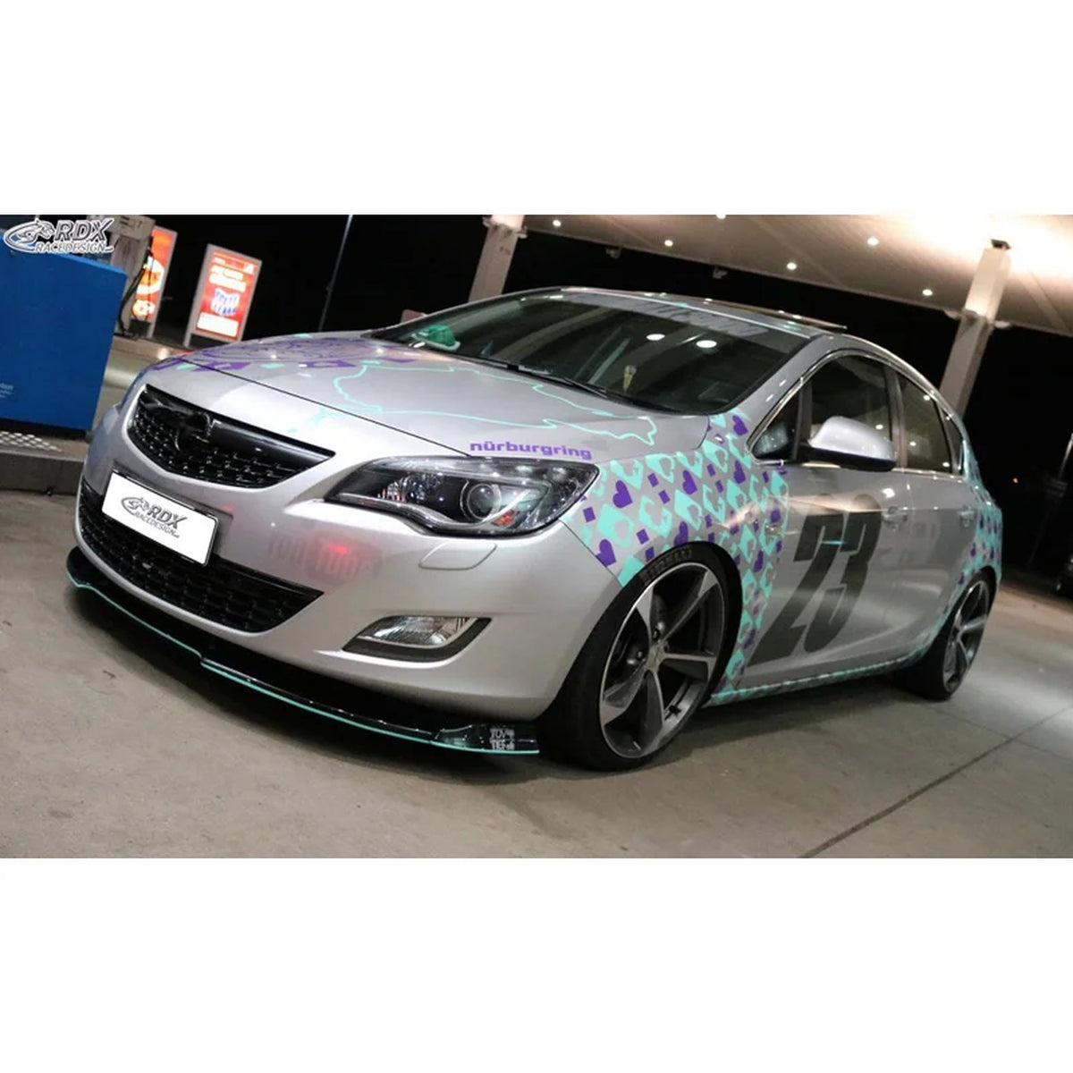 RDX Frontspoiler Vario-X für Opel Astra J 2009-2012 Polyurethan TÜV