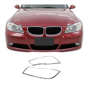 Frontlicht Rahmen Scheinwerfer Blende für BMW 3er E90 2005-2013 Chrom ABS 2x