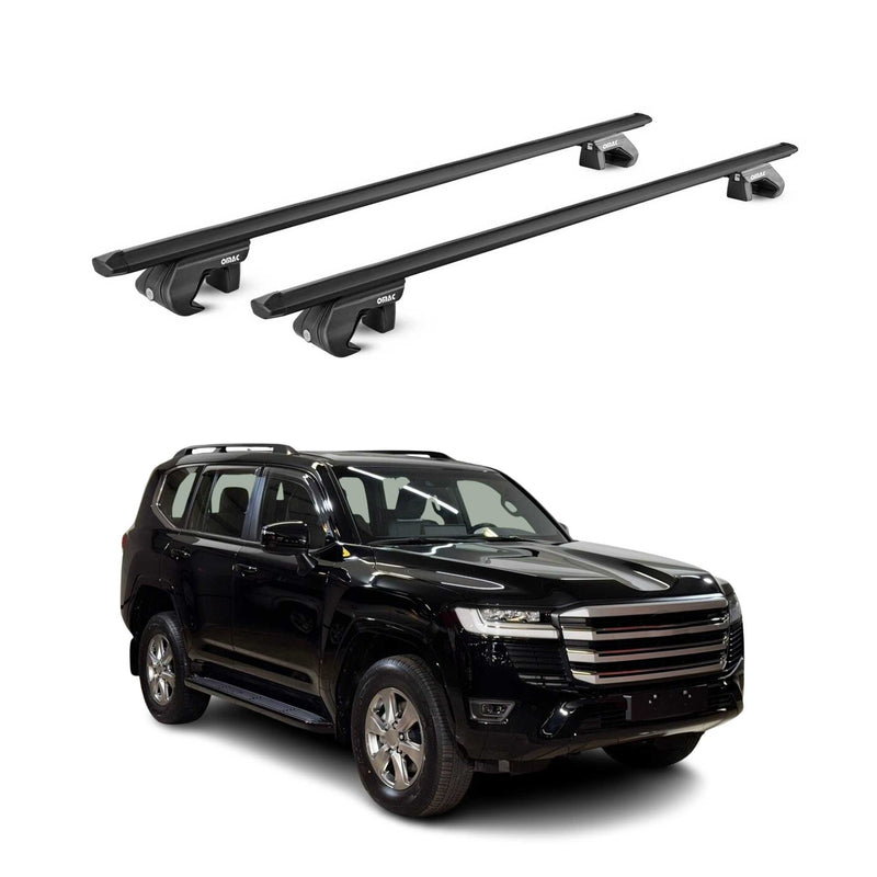 Dachträger Grundtäger für Toyota Land Cruiser J250 2023-25 90kg Alu ABE Schwarz