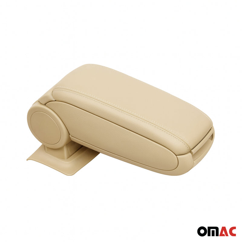 Mittelarmlehne Armlehne Mittelkonsole für VW Golf 5 2003-2009 PU-Leder ABS Beige