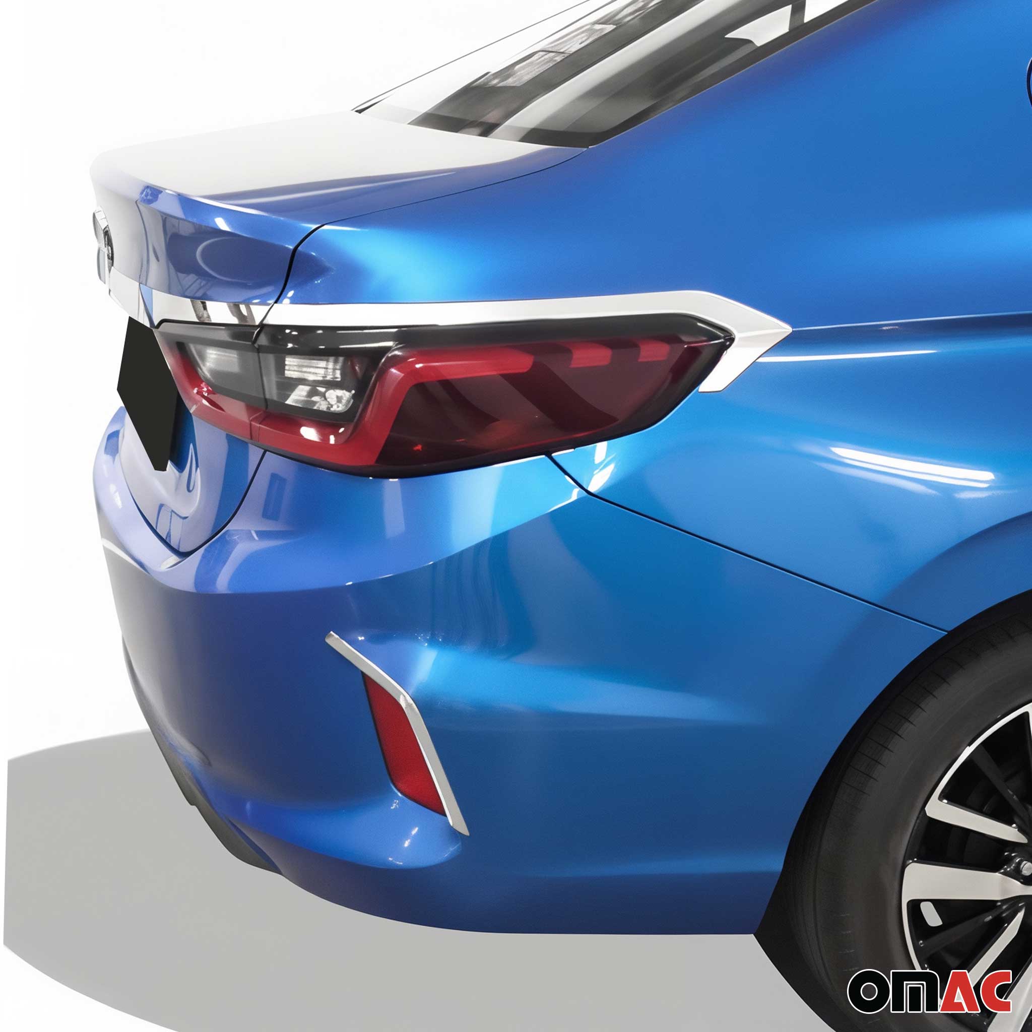 Heckklappe Kofferraumöffner Griff für Honda City 2021-2025 Edelstahl Chrom 3tlg