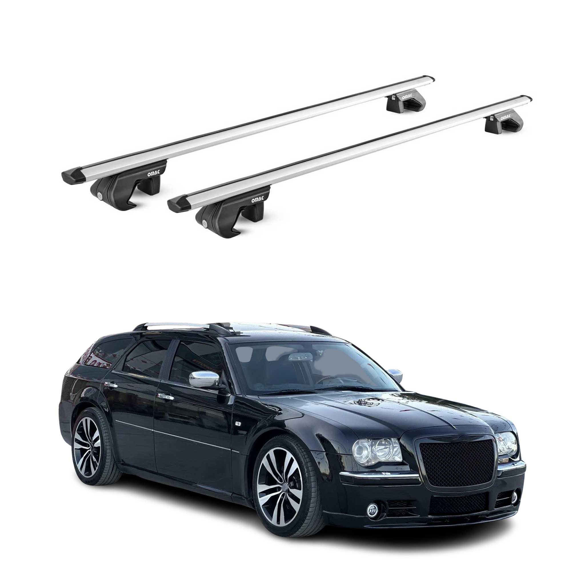 Dachträger für Chrysler 300C Touring 2005-2010 5 tür 90kg Alu Silber 2x ABE