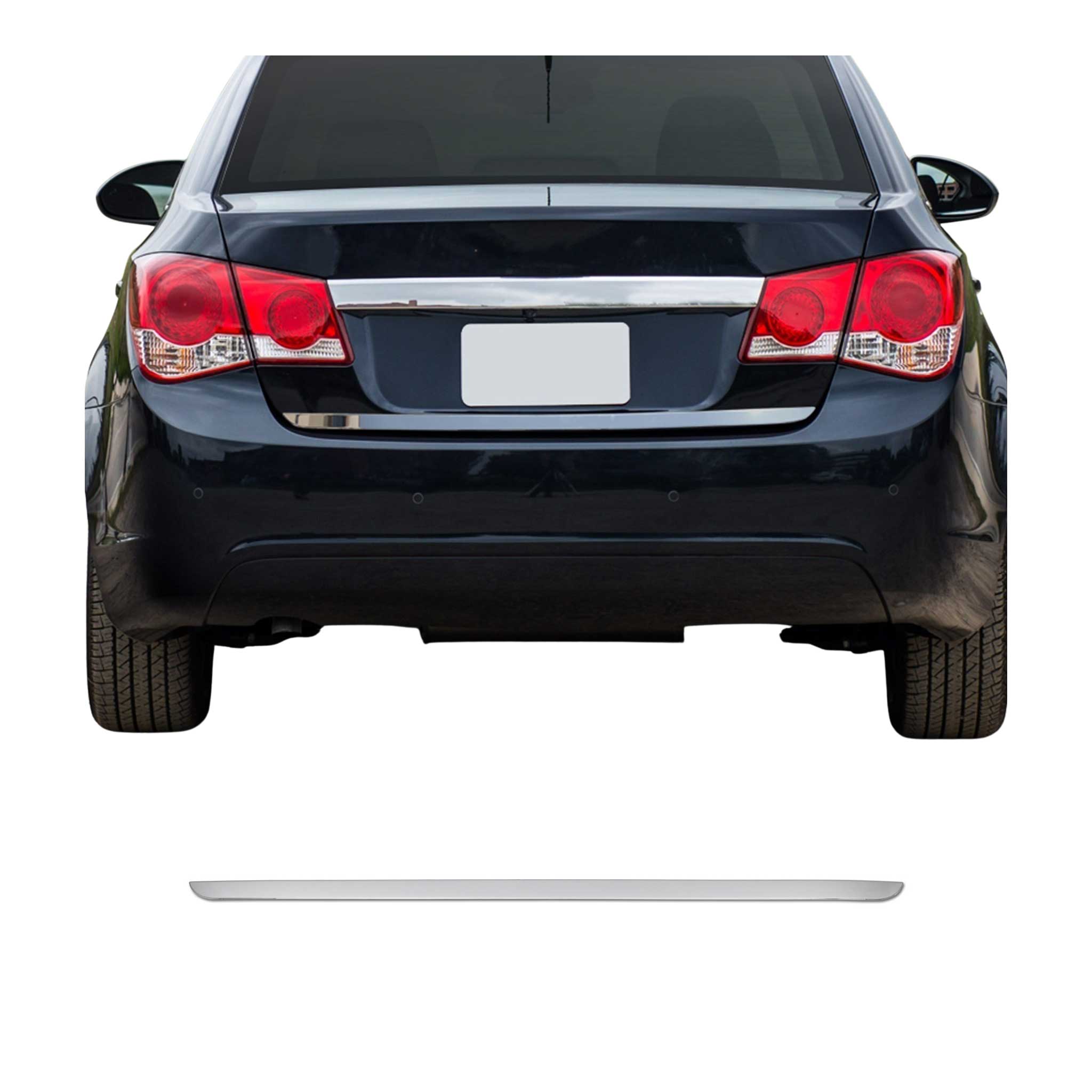 Kofferraumleiste Heckleiste für Chevrolet Cruze 2009-2016 Stufenheck Edelstahl