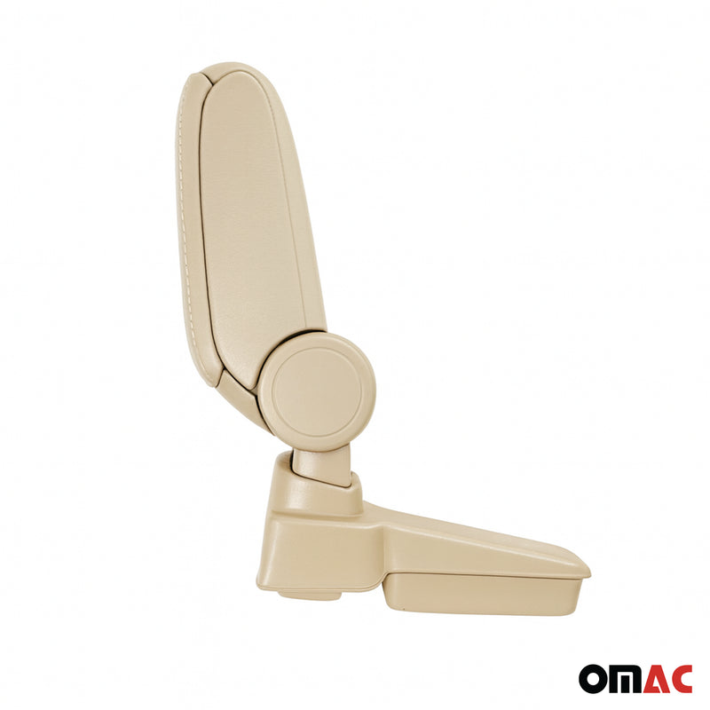Mittelarmlehne Armlehne Mittelkonsole für VW Golf Bora 1997-2006 PU-Leder Beige