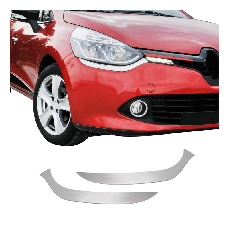 Scheinwerfer Scheinwerferblende für Renault Clio 4 Grandtour 2012-2019 Chrom 2x