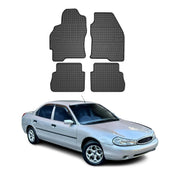 OMAC Gummi Fußmatten für Ford Mondeo mk2 1996-2000 Gummi Schwarz 4tlg