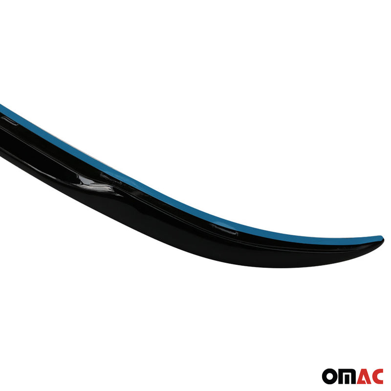 Heckspoiler Heckflügel für Fiat Tipo 2015-2025 Stufenheck Lackiert Schwarz ABS