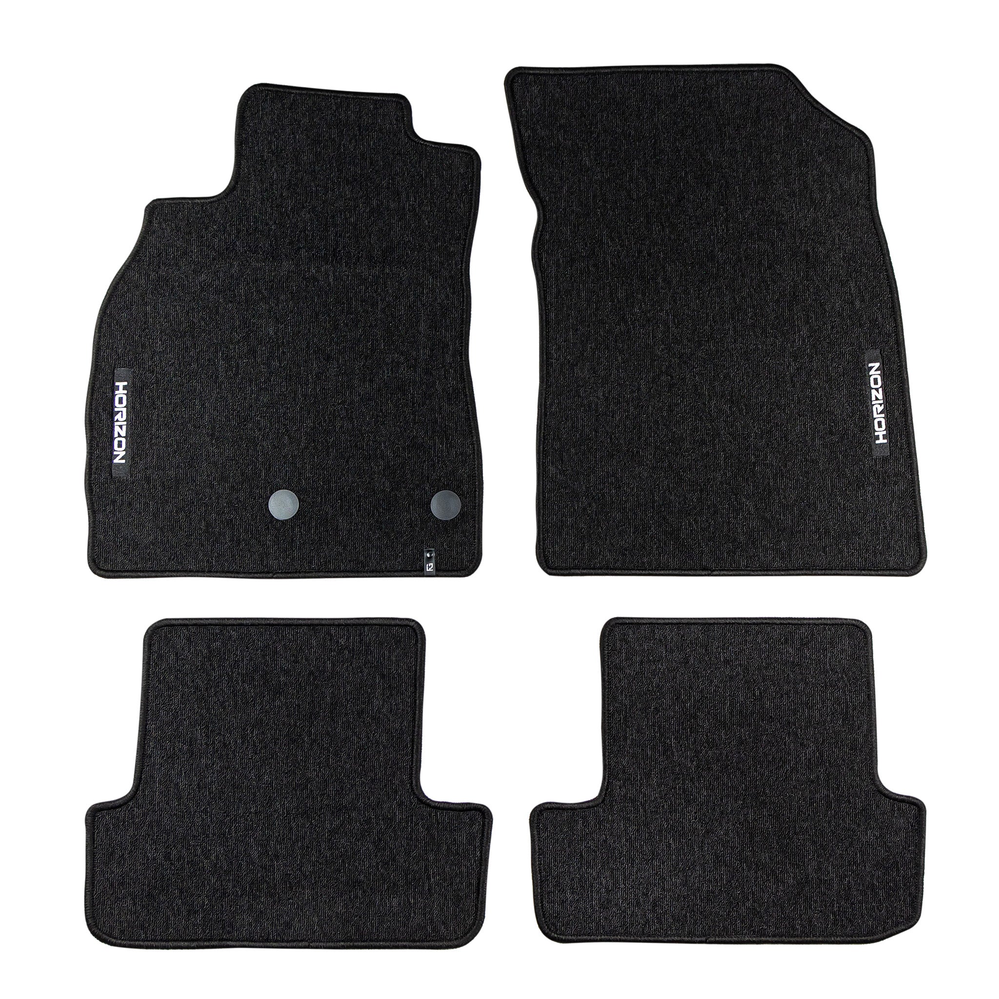Velours Fußmatten für Renault Megane III 2008-2016 Autoteppich Schwarz 4 tlg