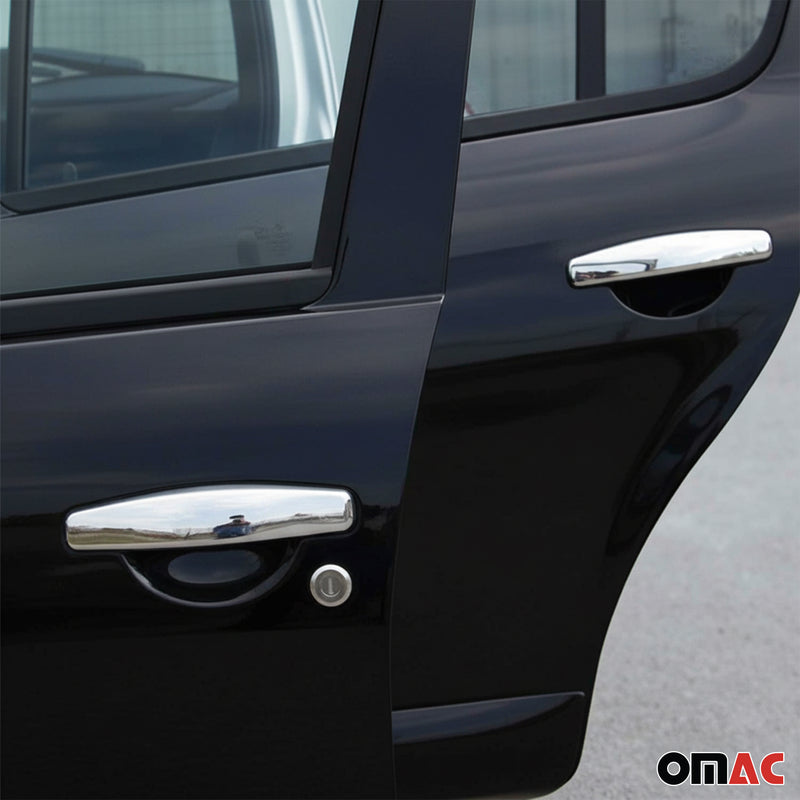 Türgriff Blende Türgriffkappen für Dacia Sandero 2008-2012 4-Tür Edelstahl 4x