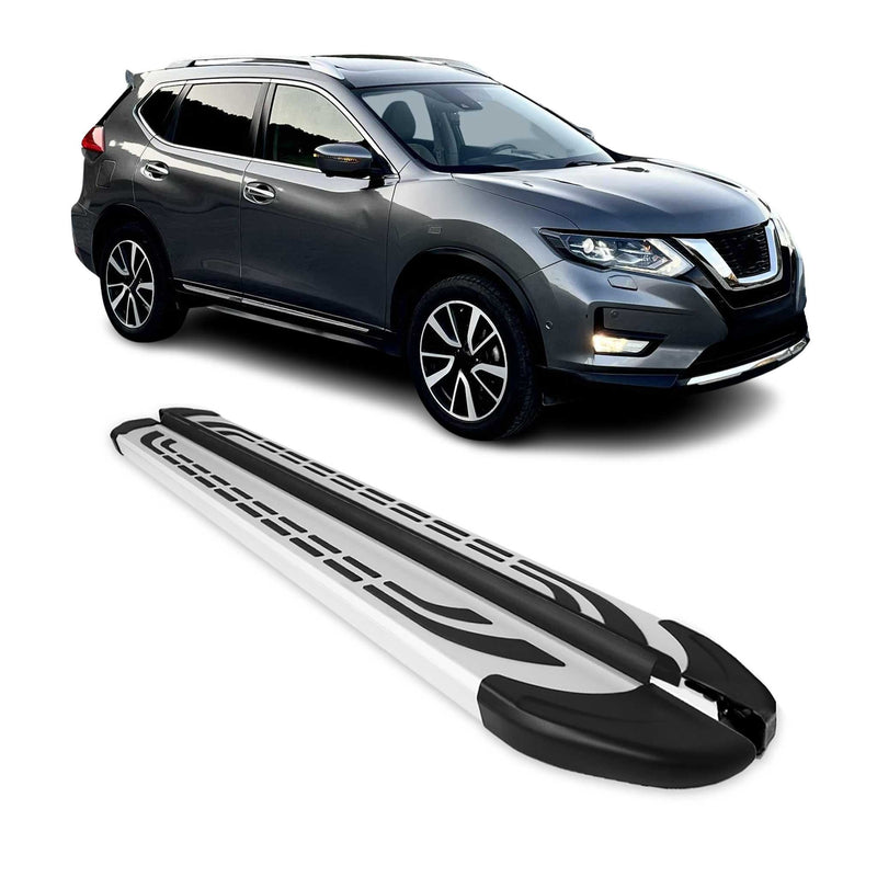 Trittbretter Seitenschweller Seitenbretter für Nissan X-Trail T32 2014-2022 Alu