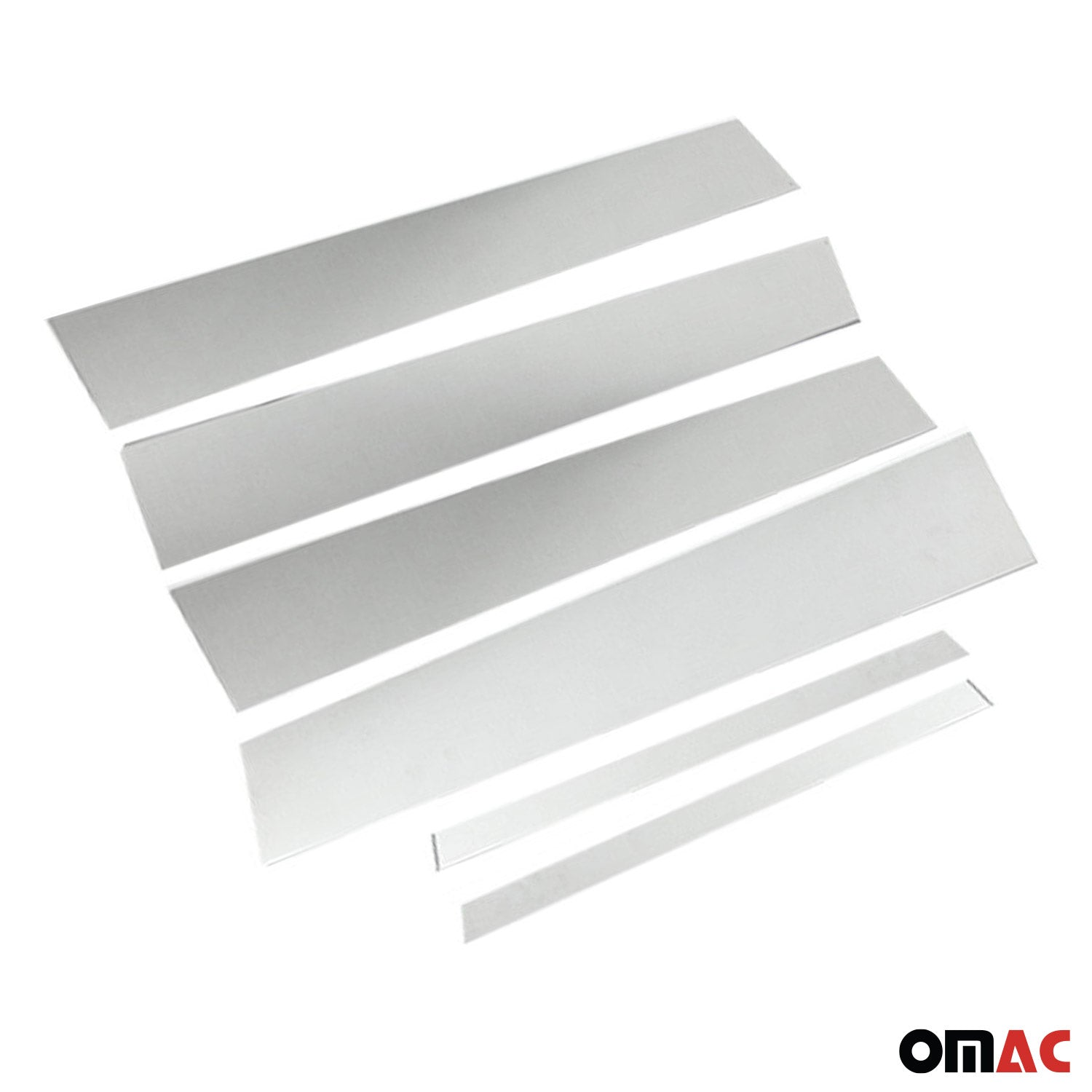 B-Säule Türsäulen Verkleidung für Opel Mokka 2012-2019 Edelstahl Chrom 6tlg