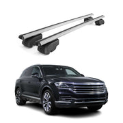 Dachträger Grundtäger für VW Touareg mk3 2018-2023 Pre-FL 75kg Alu Silber 2 tlg