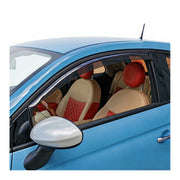 Windabweiser Regenabweiser für Fiat 500 500C 2007-2026 3tür Dunkel Acryl 2tlg