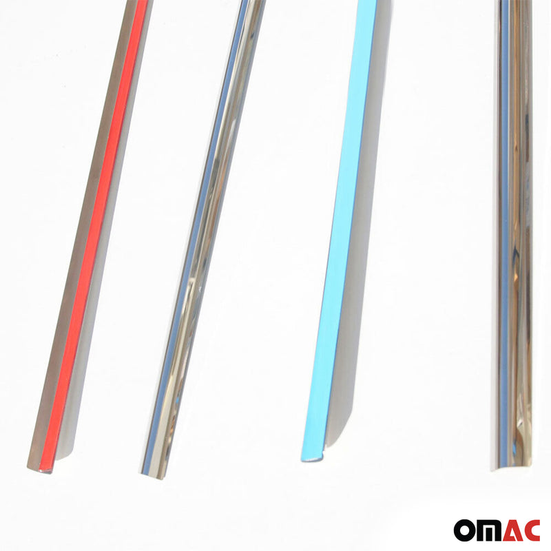 Window strips decorative strips for Toyota Auris 2006-2012 stainless steel chrome 4 pieces