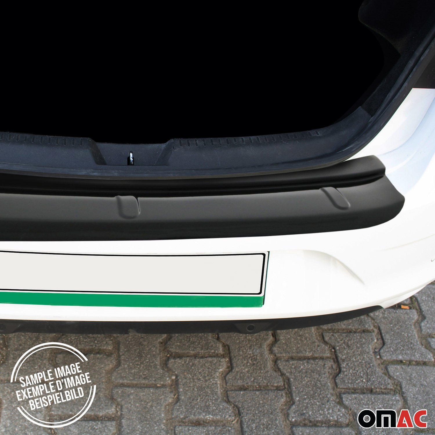Ladekantenschutz für VW T5 Transporter Multivan Caravelle 2003-15 Acryl Schwarz