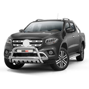 Frontbügel Frontschutzbügel für Mercedes X Klasse 2017-2020 ABE Edelstahl Silber