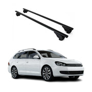 Dachträger Grundtäger für VW Jetta 2008-2026 75kg Metall Schwarz 2 tlg