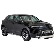 Frontbügel Frontschutzbügel für Opel Mokka 2021-2026 ø63mm Stahl Silber Schutz