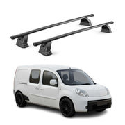 Stahl Dachträger für Renault Kangoo II 2007-2021 TÜV Abschließbar 2tlg Schwarz