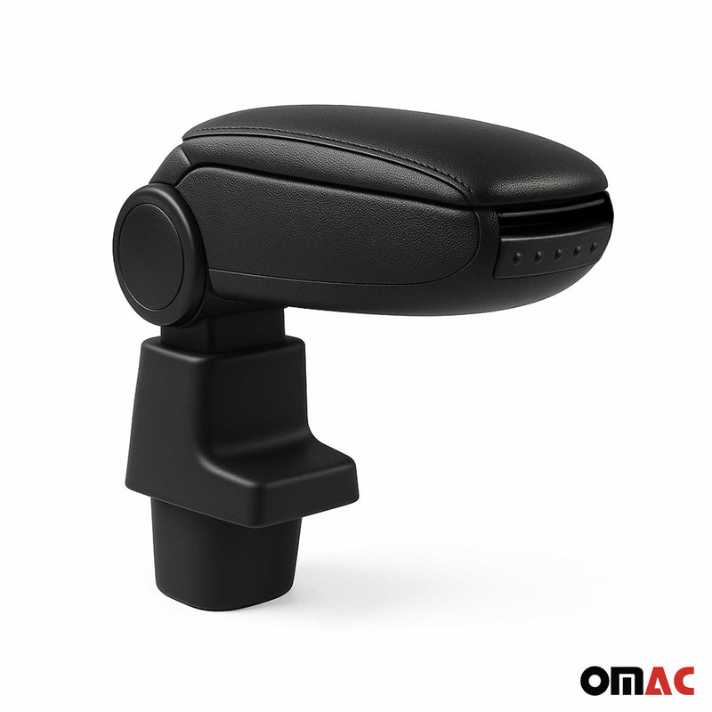 Mittelarmlehne Armlehne Mittelkonsole für VW Caddy 2003-2020 PU-Leder Schwarz