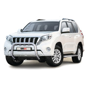 Stahl Frontbügel Frontschutzbügel für Toyota Land Cruiser 150 2013-17 ABE Silber