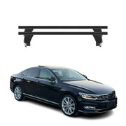 Menabo Dachträger Grundtäger für VW Passat B8 2014-2022 50kg Alu Schwarz 2 tlg