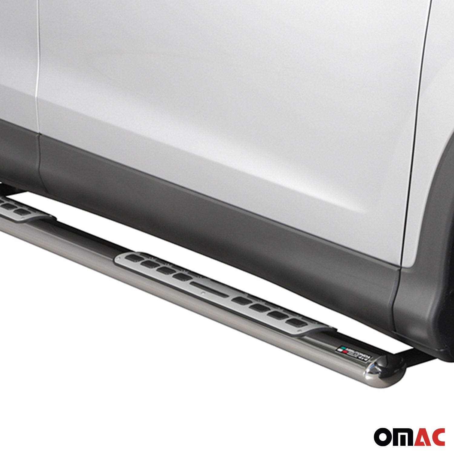 Edelstahl Seitenschweller Schwellerrohre für Honda CR-V 2016-2018 Silber