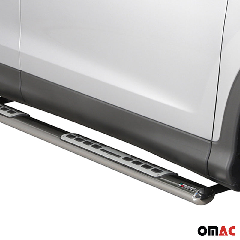 Edelstahl Seitenschweller Schwellerrohre für Honda CR-V 2016-2018 Silber