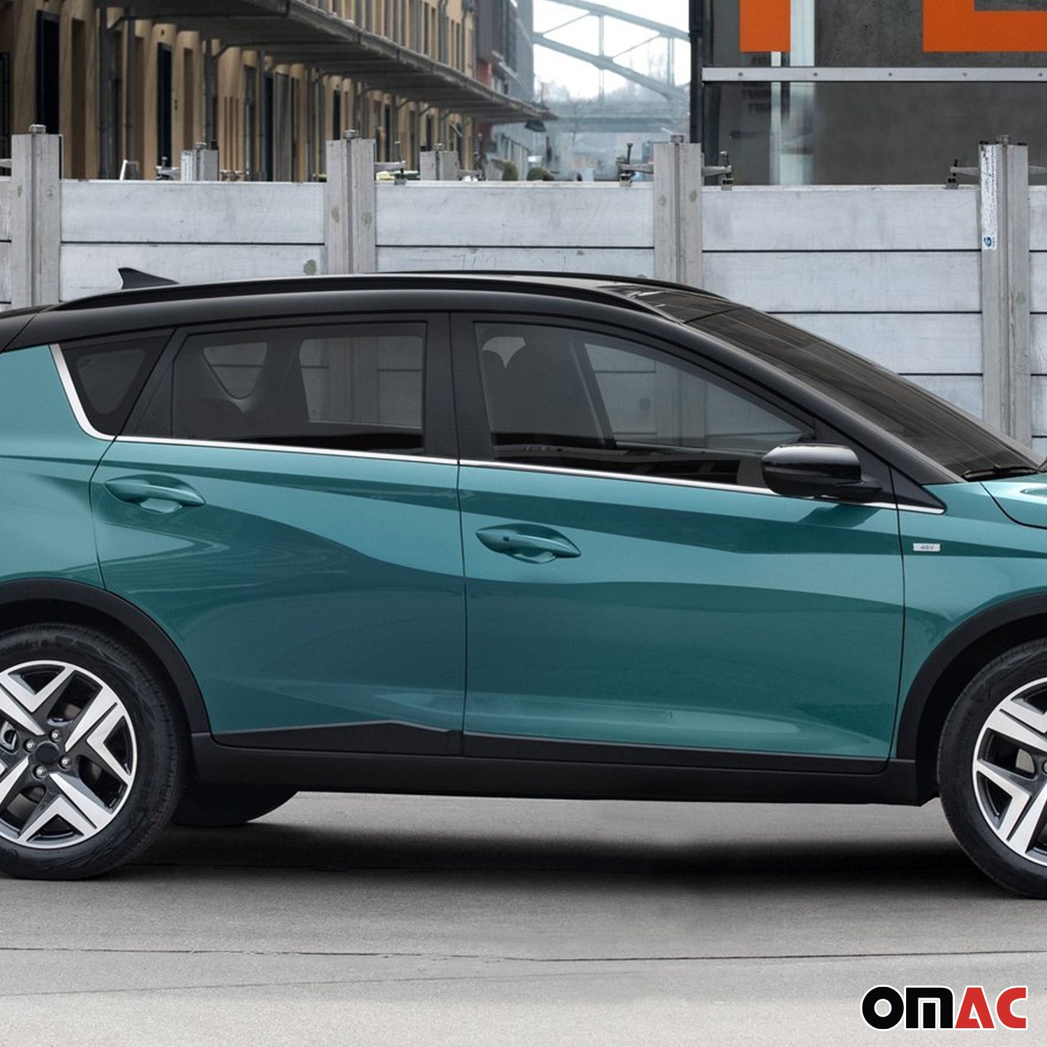 Fensterleisten Zierleisten für Hyundai Bayon 2021-2026 Edelstahl Chrom 8tlg