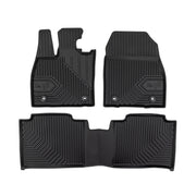 Fußmatten Gummimatten No.77 für Lexus RZ 2023-2026 TPE Gummi Schwarz 3 teile