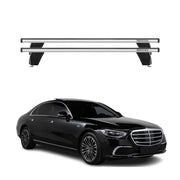 Menabo Dachträger Grundträger für Mercedes S Klasse W223 2021-2026 Alu Grau 2tlg