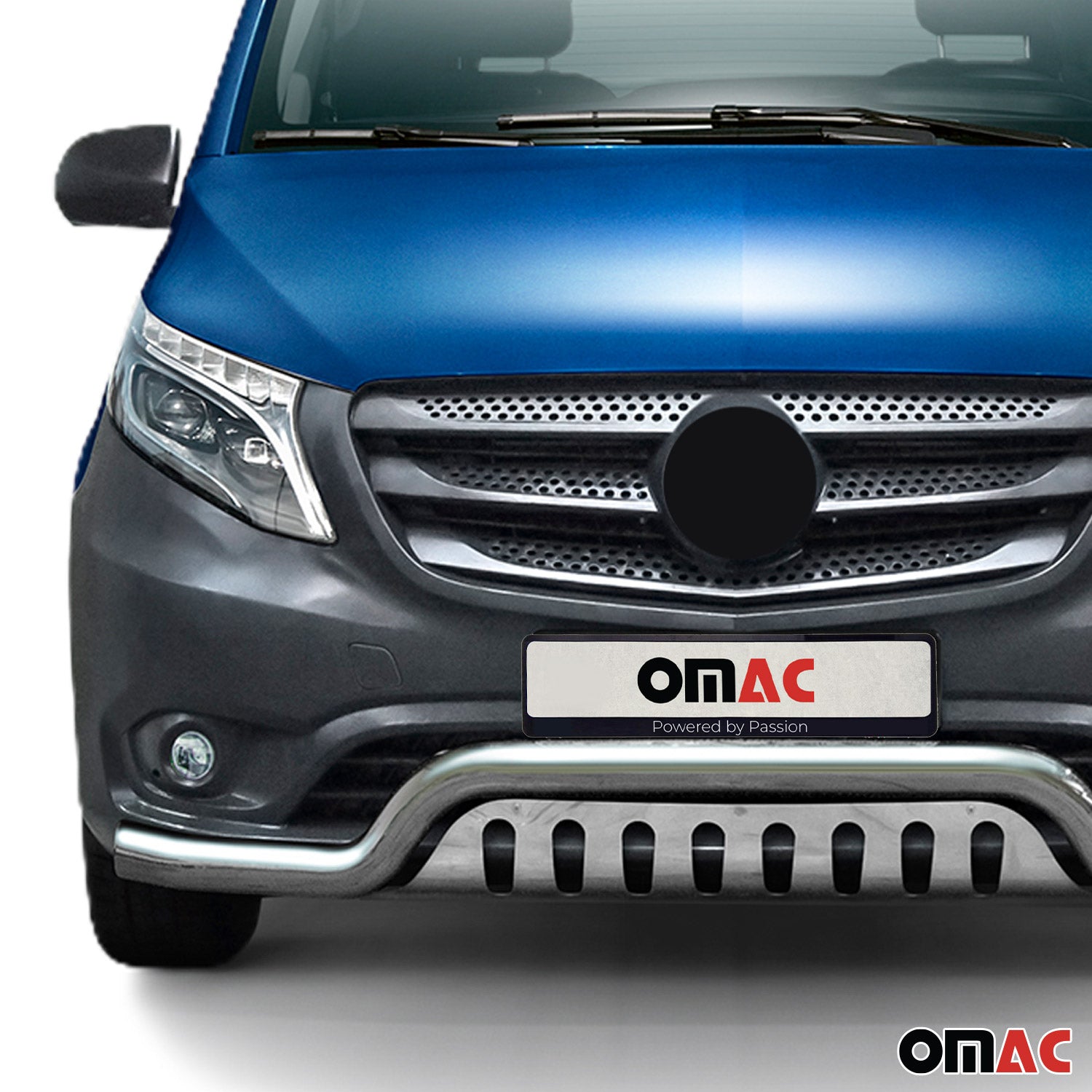 Edelstahl Rammschutz Frontschutzbügel für Mercedes Vito W447 2014-2025 ABE