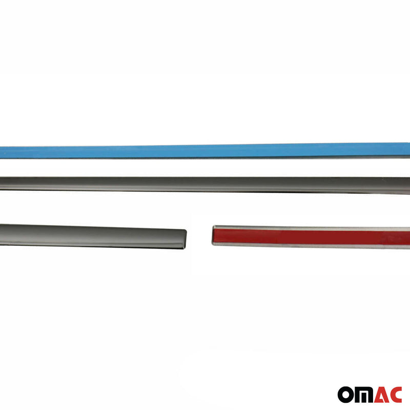 Seitentürleiste Türschutzleiste für Vauxhall Meriva MK 2010-2021 Chrom Dunkel 4x