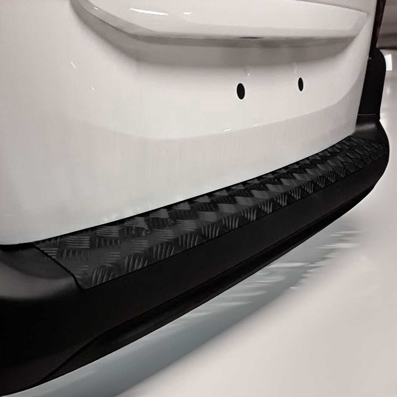 Ladekantenschutz Stoßstangenschutz für Toyota Proace City 2019-2024 Alu Schwarz