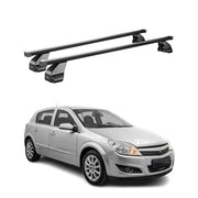 Menabo Dachträger Grundtäger für Opel Astra H 2004-2010 75kg Stahl Schwarz 2 tlg