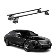 Menabo Dachträger für Mercedes S Klasse W222 2013-2020 75kg Stahl Schwarz 2x