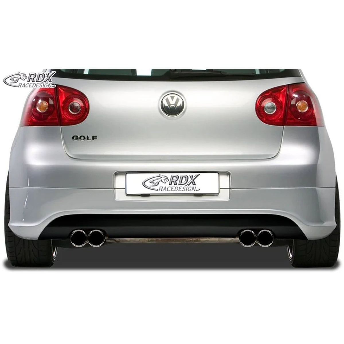 RDX Heckschürzenansatz für VW Golf V R32 Schrägheck 2003-08 Auspuff Links/Rechts